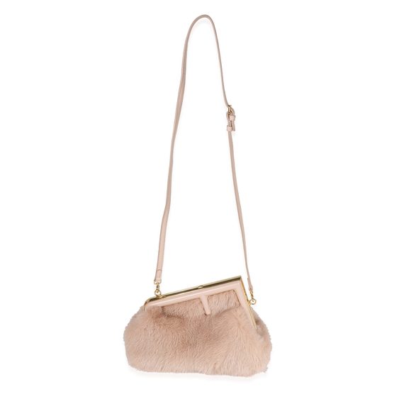 Fendi Blush Mink & Leather Small First Bag - Picture 6 of 6